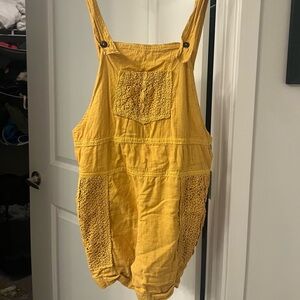 Jen's Pirate Booty Yellow High Waist Shorts